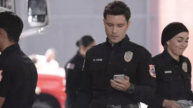 Casio G-Shock watch worn by T.K. Strand (Ronen Rubinstein) as seen in 9-1-1: Lone Star TV series outfits (S04E05)