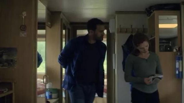 Green top worn by Natasha Romanoff (Scarlett Johansson) in Black Widow movie
