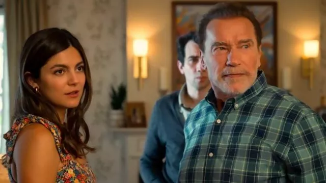 Plaid shirt worn by Luke Brunner (Arnold Schwarzenegger) as seen in FUBAR TV show wardrobe (Season 1)