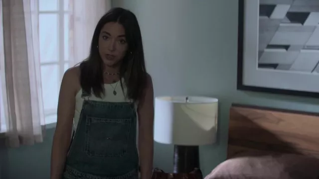 Tommy Hilfiger Denim Overalls worn by Elena Santos (Mariel Molino) as seen in The Watchful Eye (S01E07)