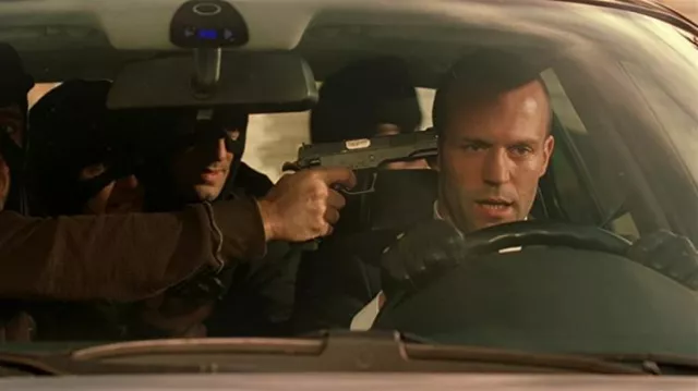 Guantes de conducción de cuero utilizados por Frank Martin (Jason Statham)  como se ve en la película The Transporter