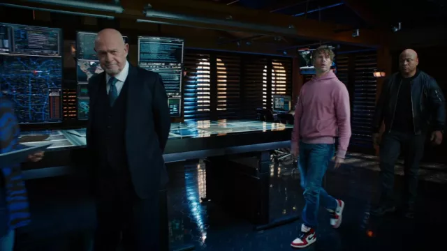 Pink hoodie worn by Marty Deeks (Eric Christian Olsen) as seen in NCIS: Los Angeles TV series outfits (Season 14 Episode 15)