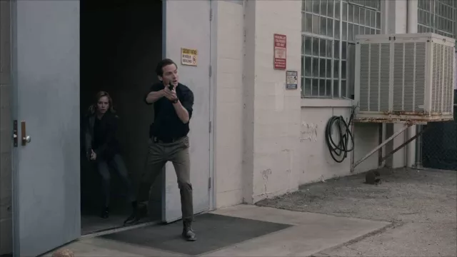 Leather boots worn by Brendon Acres (Kevin Zegers) as seen in The Rookie: Feds (S01E19)