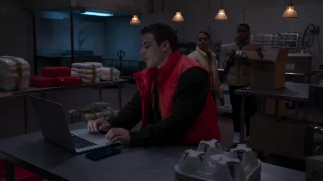 Moncler Down Puffer Vest worn by Brayden Weston (Gianni Paolo) as seen in Power  Book II: Ghost (S02E10)