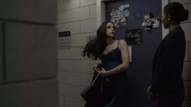 Blue dress worn by Maddie Redfield Sarah Desjardins in The Night