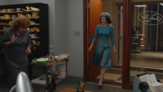 Striped skirt worn by Miriam 'Midge' Maisel (Rachel Brosnahan) as seen in The Marvelous Mrs. Maisel (S05E04)