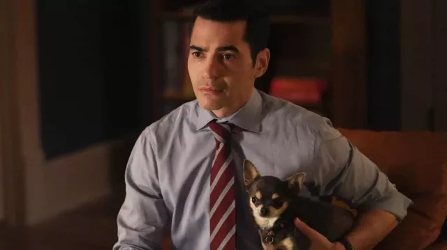 Striped tie worn by Will Trent (Ramón Rodríguez) as seen in Will Trent (S01E12)