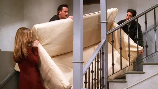 The coat worn by Rachel Green (Jennifer Aniston) in Friends (Season 5 Episode 16)