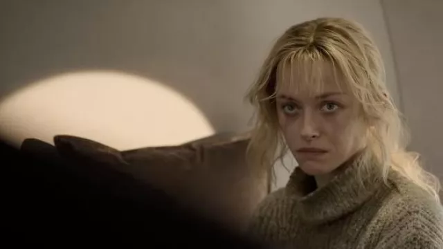 Turtleneck wool sweater worn by Ketevan (Tinatin Dalakishvili) as seen in Extraction 2 movie
