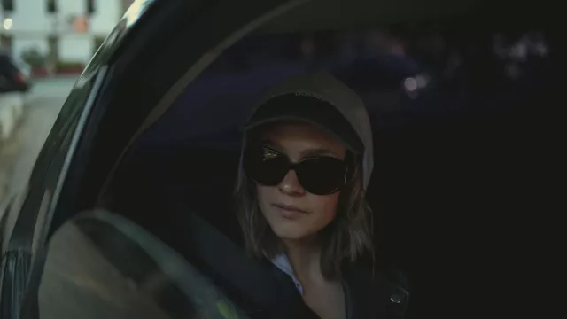 Sunglasses worn by Mazey Day (Clara Rugaard-Larsen) as seen in Black Mirror (S06E04)