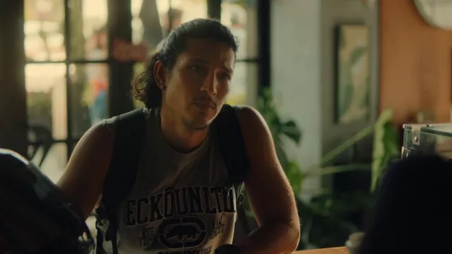 Eckō Unltd. Tank T-shirt worn by Hector (Danny Ramirez) as seen in Black Mirror (S06E04)