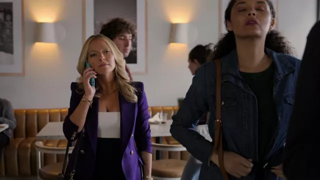 Purple blazer worn by Lorna (Becki Newton) as seen in The Lincoln Lawyer TV series (S02E04)