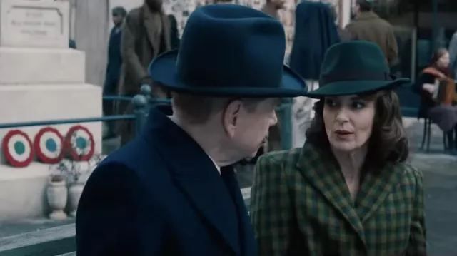 Green Hat Worn By Ariadne Oliver Tina Fey As Seen In A Haunting In Venice Spotern