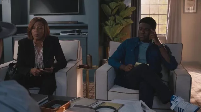 Adidas Hi Top sneakers worn by Aniq (Sam Richardson) as seen in The Afterparty (S02E03)