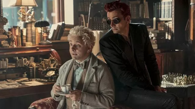 Plaid Bow Tie Worn By Aziraphale Michael Sheen As Seen In Good Omens Season 2 Spotern 5273