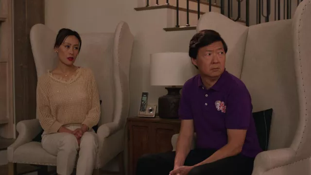 Sweater worn by Vivian (Vivian Wu) as seen in The Afterparty TV series (S02E05)