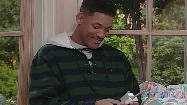 Striped hoodie sweater worn by Will Smith (Will Smith) in The Fresh Prince of Bel-Air (S05E14)