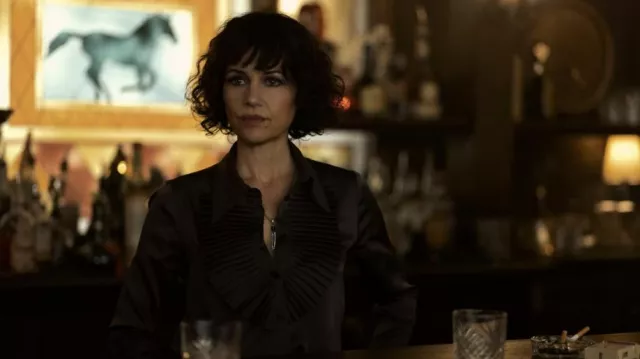 Pendant necklace worn by Verna (Carla Gugino) as seen in The Fall of the House of Usher (Season 1)