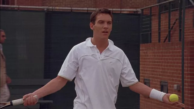 The Nike polo shirt worn by Chris Wilton (Jonathan Rhys Meyers) in the movie Match Point