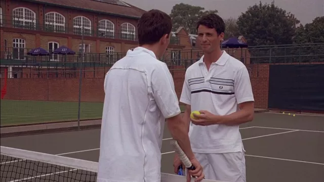 The Fred Perry polo shirt worn by Tom Hewett (Matthew Goode) in the movie Match Point