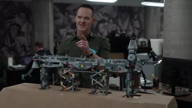 Lego set of Randy Disher (Jason Gray-Stanford) as seen in Mr. Monk's Last Case: A Monk Movie