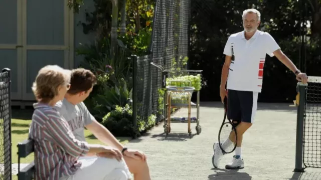 Tennis Polo Shirt worn by Stan (Sam Neill) as seen in Apples Never Fall TV show wardrobe (Season 1)