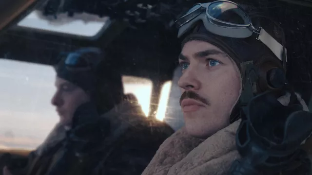 WWII Pilot Goggles worn by Major Robert 'Rosie' Rosenthal (Nate Mann) as seen in Masters of the Air (Season 1 Episode 5)