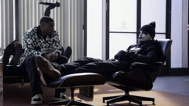 Sneakers worn by Bank Robber (Myles Bullock) as seen in The Vince Staples Show (Season 1)