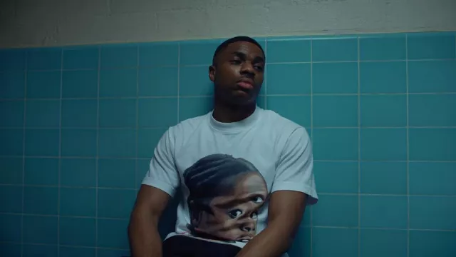 T-Shirt worn in the jail scene by Vince Staples in The Vince Staples Show (Season 1)