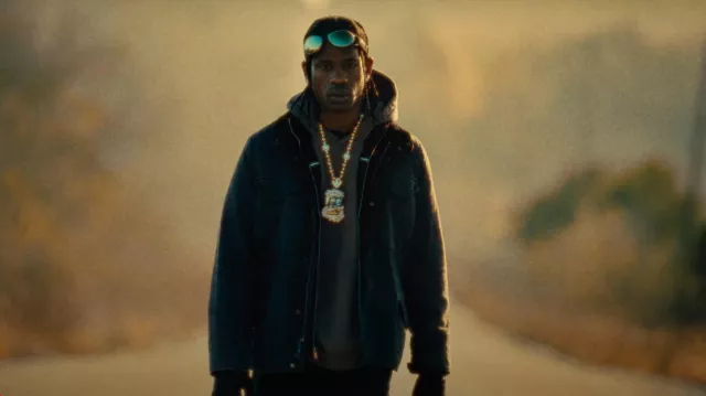 The jacket worn by Travis Scott in the Jordan Brand video | Jumpman Jack