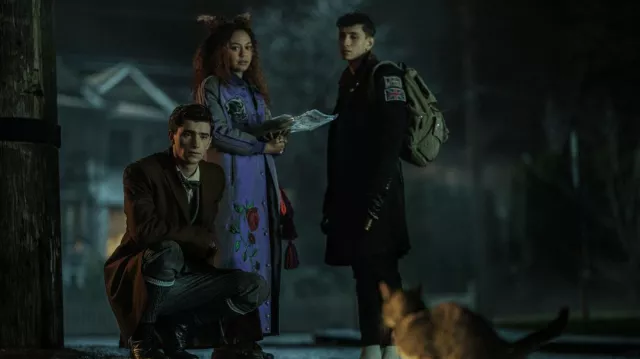 Backpack worn by Charles Rowland (Jayden Revri) as seen in Dead Boy Detectives (Season 1)