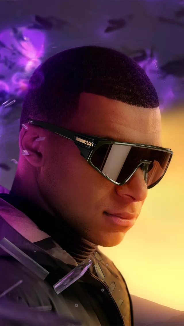 Lunettes de soleil Oakley portées par Kylian Mbappé sur son compte Instagram @k.mbappé