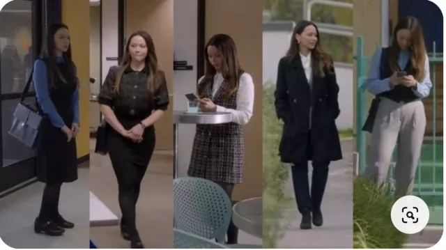 All outfits of Lucy Chen (Melissa O'Neil) in The Rookie (S05E21)