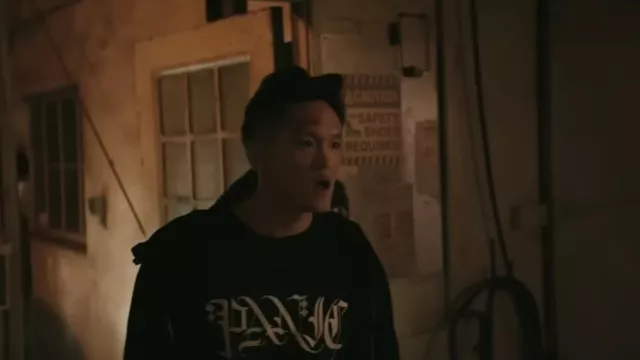 Printed t-shirt worn by Dae Hyun (Peter Jae) as seen in Darkness of Man movie