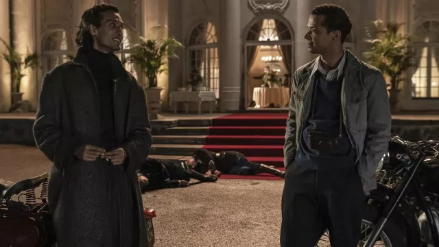 Manteau porté par Rashid (Assad Zaman) comme on le voit dans la série télévisée Interview with the Vampire (S02E02)