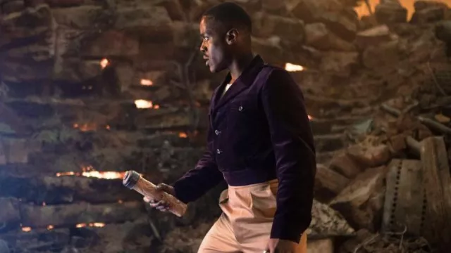 Doctor Who wardrobe: Ncuti Gatwa is wearing Purple Velvet Crop Jacket to portray Doctor Who in episode 3 from the new season of the TV series