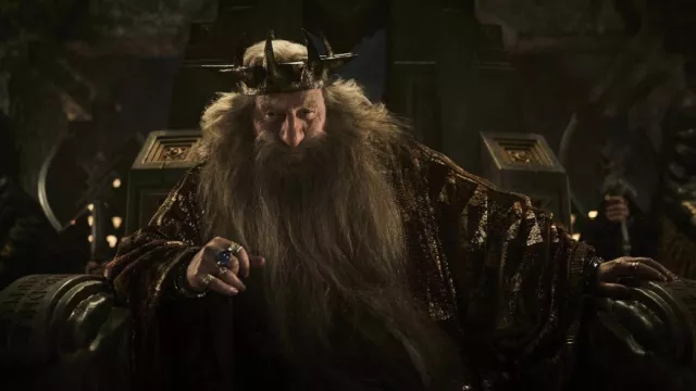 The Lord of the Rings: The Rings of Power - Costumes: Dwarf Crown worn by King Durin III (Peter Mullan) in season 2, episode 3