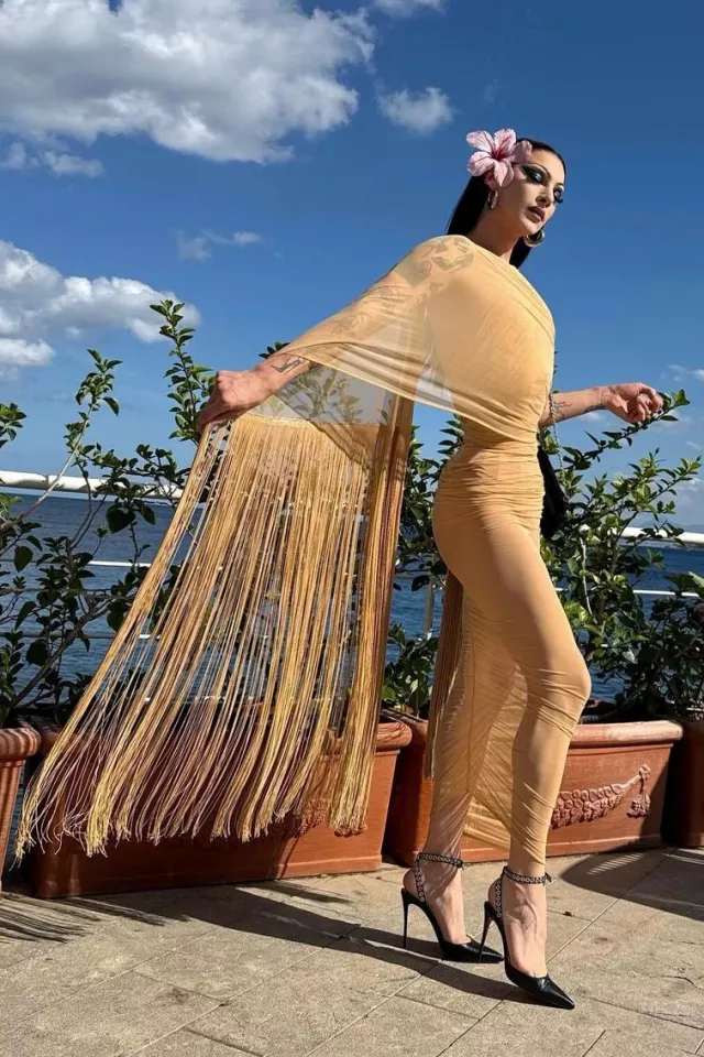 Violet Chachki wears Possible Jean Paul Gaultier on her Instagram account @violetchachki