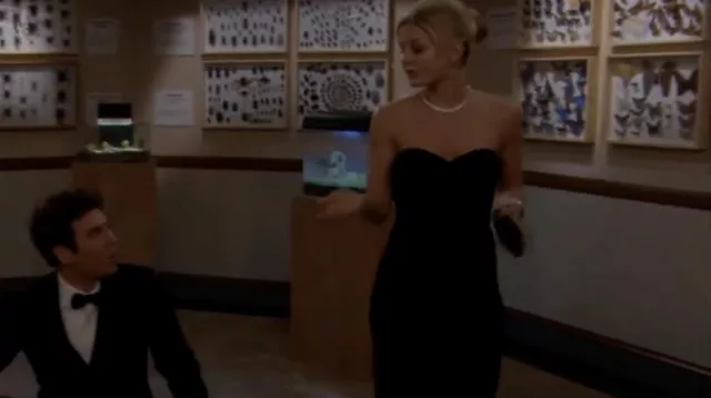 Strapless Dress of Zoey (Jennifer Morrison) in How I Met Your Mother (S06E08)